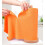 Rollo de paños de limpieza de microfibra color naranja (20 hojas) 1
