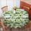 60 Inch Round Polyester Tablecloth 1