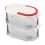 Transparent Stackable Spice Organizer with Airtight Jars 1