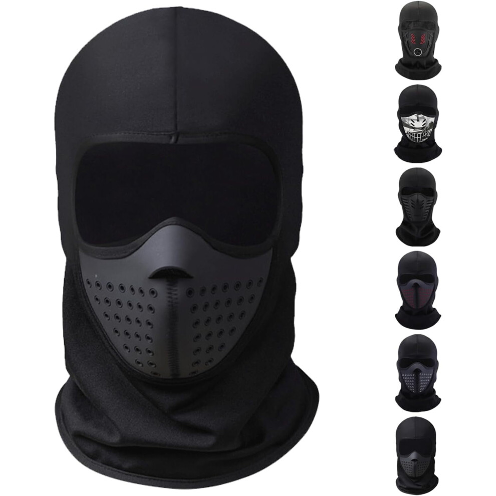 Winter Rider Warm Anti-Haze Balaclava Full Face Mask Ski Mask Winter Water Windproof Thickened Resistant Face Unisex 9426043177621