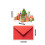 Cartão de Natal 3D com Envelope, Conjunto de 1 4