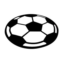 Belgian Velvet Round Rug – 23.6 in, Sports Design,