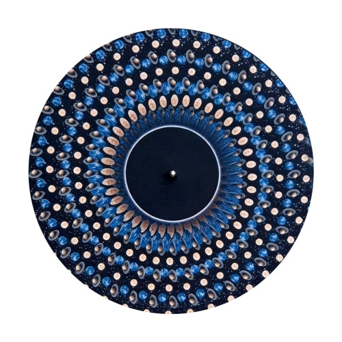 Zoetrope Turntable Slipmat Optical Illusion Vinyl Mat 1pc