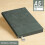 A5 Hardcover Notebook Journal 240 Sider Grågrøn Sort 2 stk. 1