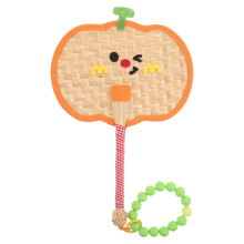 Natural Wheat Straw Hand Fan for Summer Cooling