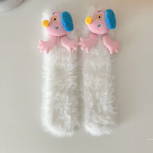 5 Pairs Preemie Baby Terry Cotton Turn Cuff Socks for Newborn Girls Boys, Khaki, S