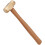 Messinghammer mit Holzgriff, 30 mm, 1 lb 1