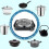 Electric Hot Plate Single Burner 1100W Black 2