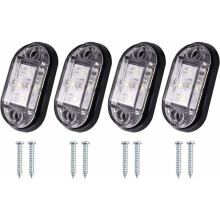LED Side Marker Light for Car and Boat Trailer, Side Marker Light with Low Power Consumption and High Brightness, Trailer Identification Lamp for