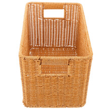 Plastic Narrow Storage Basket for Shelves, Home Organization and Bedroom Decor, 1 Piece