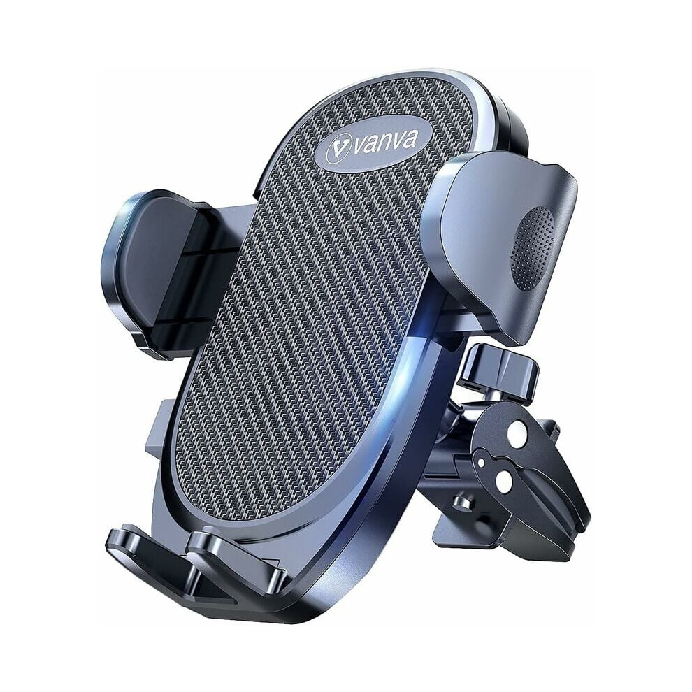 Secure Car Vent Phone Mount, Upgraded Metal Hook Clip For Shockproof Stability, Fits For Iphone Samsung & All Smartphones, Shockproof Protection 9044386818270