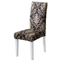 High Stretch Polyester and Spandex Fabric, Retro Stretch Dining Room Chair Cover, Protect Chairs from Stains and Wear Easy Install and Cleaning