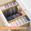 Bamboo drawer divider and organizer, kitchen drawer organizer, adjustable drawer divider 4