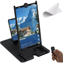 HD Foldable Screen Magnifier for Cell Phone, 10–20 Inch Portable Smartphone Amplifier for Movies & Videos Anywhere