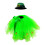 St. Patrick's Day ganzenoutfit groene tule tutu en 2