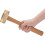Messinghammer mit Holzgriff, 30 mm, 1 lb 3