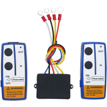 Kit di telecomando wireless per verricello, portata 30 metri, telecomando con interruttore, 2 pezzi, 12V, telecomando wireless per verricell