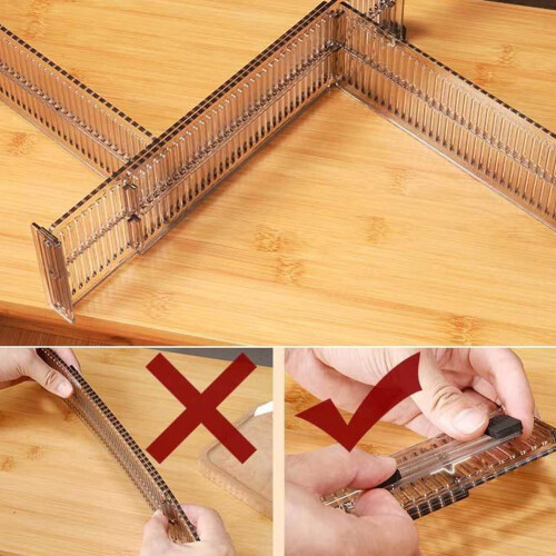Drawer Storage Partition Divider Cabinet Adjustable K1F1 Baffle Organizer E 2