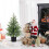 2FT Real-Touch Norfolk Pine Topiary Tree with Black Pot 3