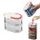 Transparent Stackable Spice Organizer with Airtight Jars 2