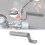 Motorcycle Rear View Expander Bracket Adapter Holder Mount Extend Raising Expansion 3