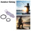 Fishing Hook Holder with 2 Rubber Rings – Quick-Mount ABS 2