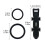 Fishing Hook Holder with 2 Rubber Rings – Quick-Mount ABS 4