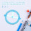 Swing Arm Protractor 360 Degree Blue Plastic Measuring Tool for Students 5Pcs 3