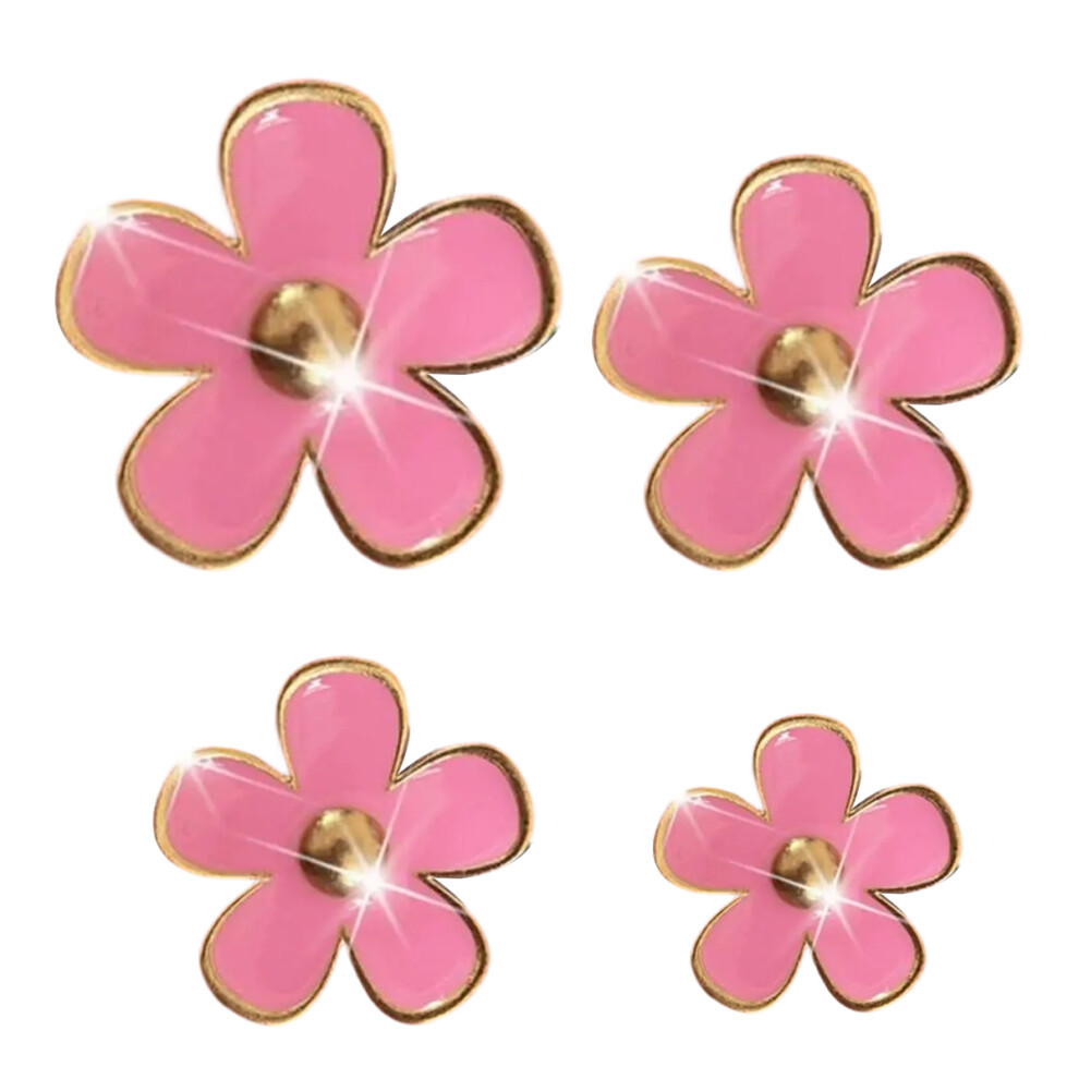 Reusable Air Freshener, Easy To Use Chrysanthemum Flower Car Air Fresheners Vent Clips, Five Petal Alloy Air Outlet Clip With Practical Function For 9044386791061
