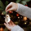 Pink and White Fabric Christmas Doll Pendant 4