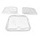 304 Stainless Steel 8-Inch Fryer Rack Set 3-Pack Stackable Dehydrator 11