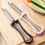 Stainless Steel Vegetable Peeler White Ergonomic Handle 5