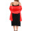 Elegant Chiffon Shawl for Evening Dresses, Red, One Size 4