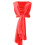 Elegant Chiffon Shawl for Evening Dresses, Red, One Size 5