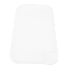 Pet Feeding Mat with Raised Edges, Non-Slip, 57.5x35.5cm White