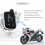 LCD Remote Control Motorcycle Alarm System, Remote Start Function with Sensitivity Adjustment and Search Vehicles Feature, Vibration Sound Alert 3