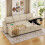 Joolihome U-Shaped 3-in-1 Fabric Convertible Sofa Bed 1