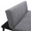 Living And Home Grey 3 Seater Upholstered Sofa Bed 5