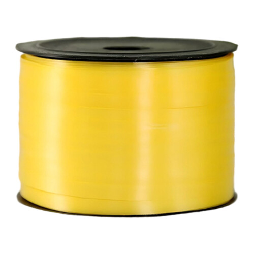 0,5 cm breite Samtbandrolle – Gelb, 100 Yards