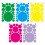 Round Dot PVC Wall Stickers – 5 Sheets, Assorted Colours 1