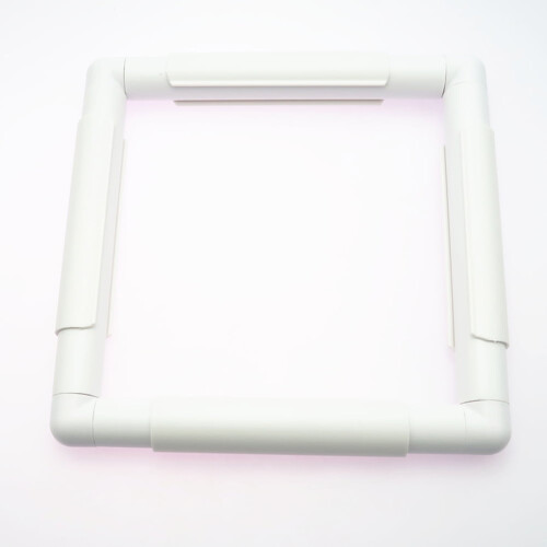 Telaio per ricamo a pergamena in plastica bianca, 1 set