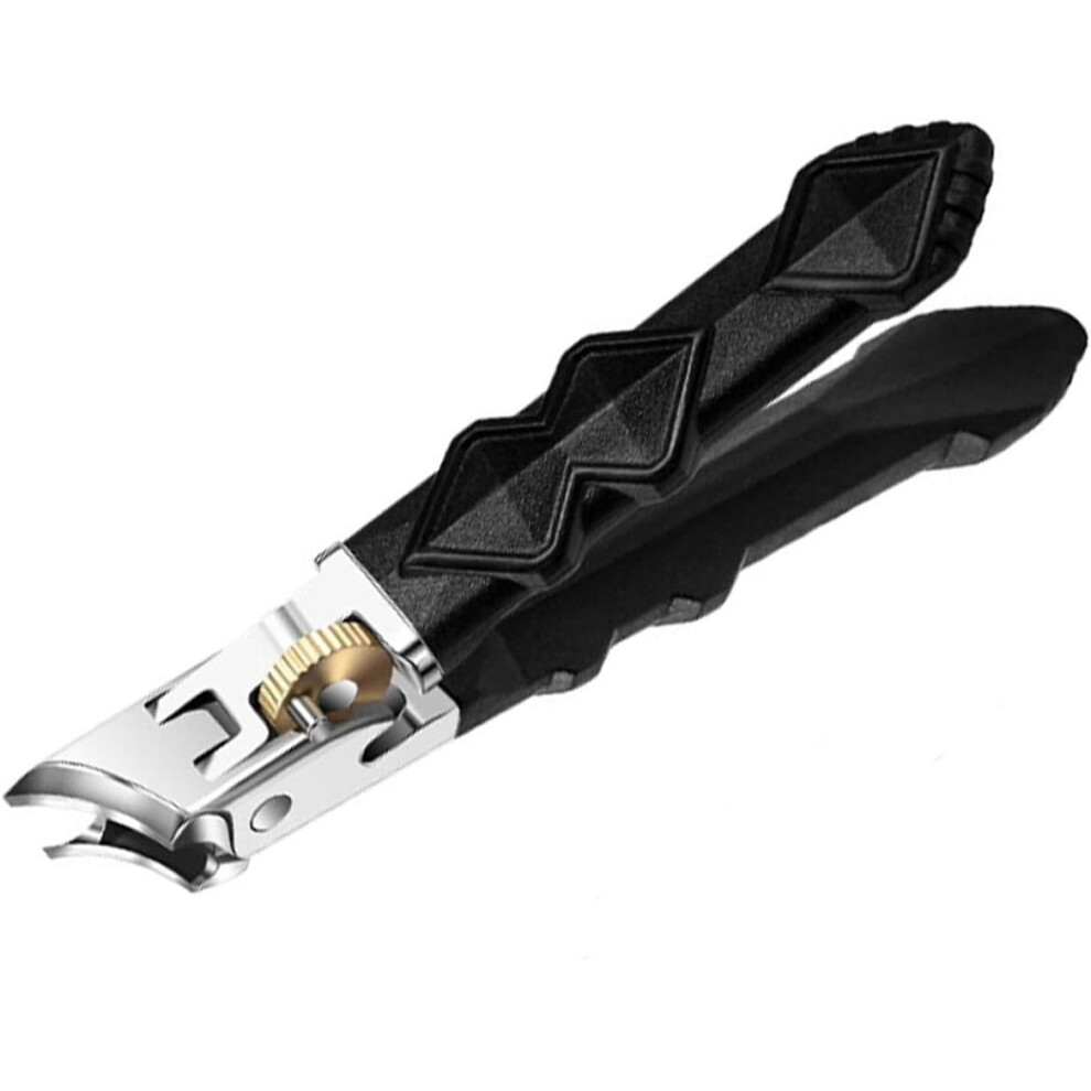 Wide Jaw Slanted Toe Nail Clipper Stainless Steel 1 Piece