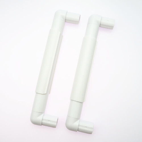 Weißer quadratischer Stickrahmen mit Clip, 20,3 cm 1