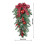 Artificial Pine Teardrop Swag with Bow, 1 Pack 2