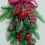 Artificial Pine Teardrop Swag with Bow, 1 Pack 5