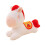 Mjuk hästplysch vit 23 cm 1