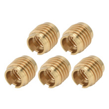 Brass Beer Tap Handle Insert for Wooden Faucets, 5 pcs