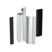 Magnethåndtak for dusjdør i aluminiumslegering, 3 tommer