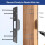 Stainless Steel Door Frame Reinforcement Plate Extended 7