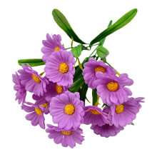 Purple Artificial Silk Flower Bouquet for Wedding &